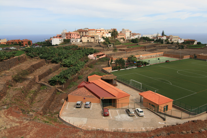 Fussballplatz
in Agulo auf La Gomera
